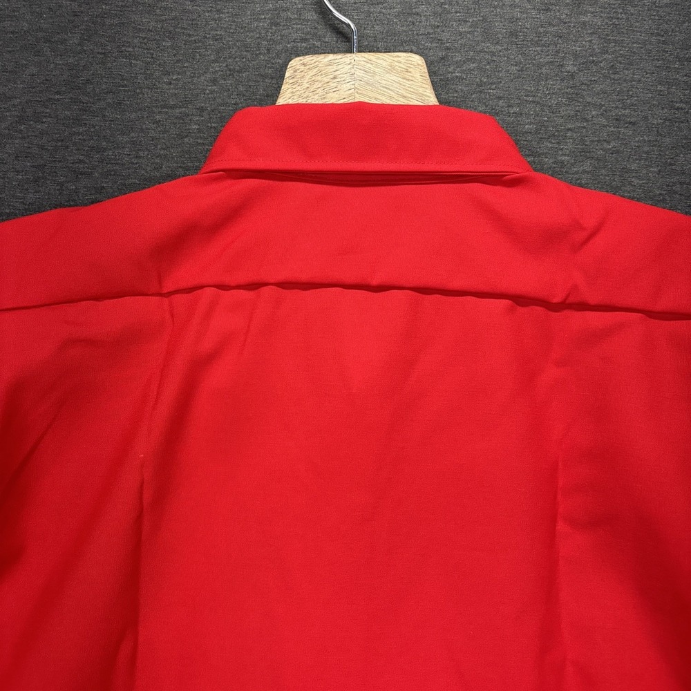 VINTAGE Red Riverside Authentic Coca Cola Shirt Mens 2XL Red Short Sleeves USA - Picture 8 of 9
